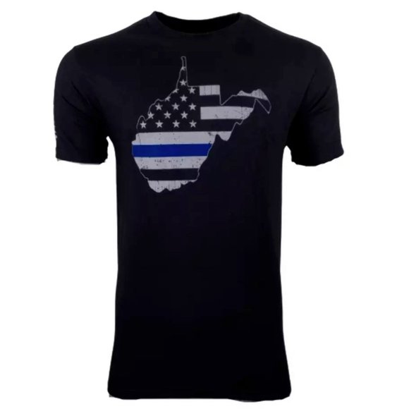 HOWITZER Clothing Men's T-Shirt S/S WEST VIRGINIA - Picture 1 of 8